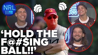 Funny Brisbane Broncos reveal who makes Kevin Walters FURIOUS🤬 NRL on Nine [upl. by Daren]