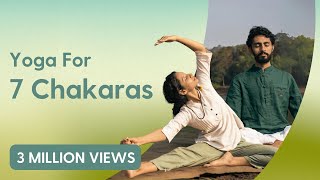 Asanas and Meditation to Balance the 7 Chakras  30 Mins  Beginner level [upl. by Yrelbmik]