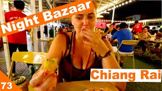 Night Bazaar Night Market  Chiang Rai Thailand [upl. by Jennette]