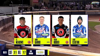 Heat 9  Oxford vs Belle Vue  National League  OXFORD SPEEDWAY TV 2024 [upl. by Aileen]