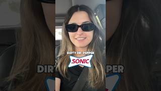 trying a dirty Dr Pepper from Sonic 🥤 what drink should I try next drpepper sonic sonicdrivein [upl. by Peadar]