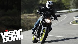 Yamaha MT09 2016 review  Visordown road test [upl. by Ecniv400]