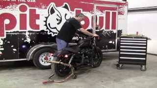 Pit Bull Trailer Restraint for Harley Sportster [upl. by Annatnas]