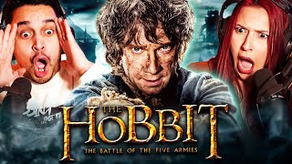 THE HOBBIT THE BATTLE OF THE FIVE ARMIES 2014 MOVIE REACTION  FIRST TIME WATCHING  REVIEW [upl. by Faina703]