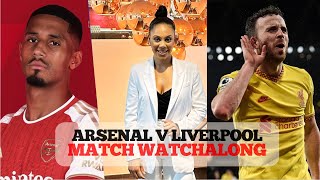 ARSENAL v LIVERPOOL MATCH WATCHALONG WITH CHARLENE SMITH [upl. by Onairpic486]