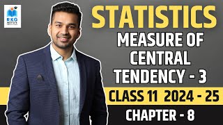 Arithmetic Mean  CONTINOUS SERIES  Central Tendency  3  Class 11  Statistics  CA Parag Gupta [upl. by Imas]