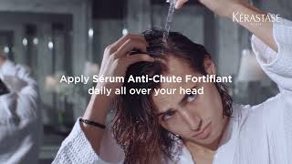 GENESIS HOMME  How to Use the AntiFall Fortifying Hair Serum [upl. by Yecnahc636]