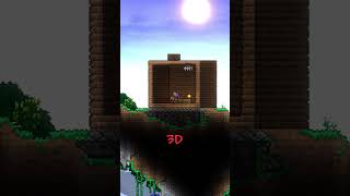 Quick 3D Wooden Box Building Tips in Terraria 📦 terraria [upl. by Remark]