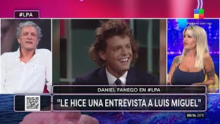 🎙️ La faceta de Daniel Fanego como conductor entrevistó a Luis Miguel [upl. by Ilahsiav854]