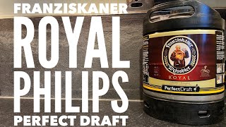 Franziskaner Weissbier Royal Review On The Philips Perfect Draft [upl. by Dannon235]