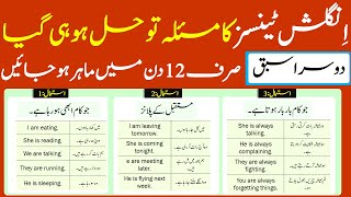 Complete English Tenses Course Explained Through Urdu  Present Continuous Tense  Day 2 [upl. by Ameerak]