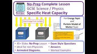 Specific Heat Capacity  GCSE Science Physics by Brainjar [upl. by Aderfla]