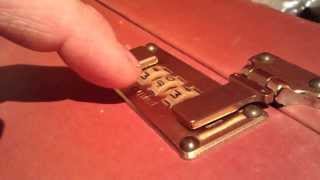 Cracking a 3 barrel combination lock in seconds [upl. by Ynabla211]