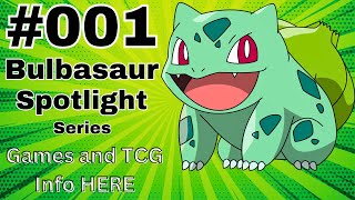 Pokemon  001 Bulbasaur  What are Bulbasaurs moves and more [upl. by Emilee410]