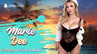 Marie Dee Fashion Model  Curvy Plus Size  Biography Wiki Lifestyle  Instagram Star [upl. by Leatrice104]