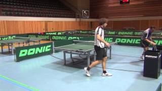 Tischtennis Stadtm Wuerzburg SA Kl 9 Sven Happekson vs EChtchetinine [upl. by Ayhtnic]