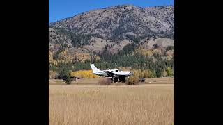 wyoming stuff  Piper Malibu Mirage m350 landing 🤠🤙🤙 mountains pressurized [upl. by Nahtanoj]