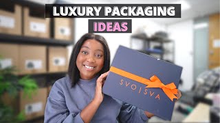 Luxury Packaging Ideas For Your Small Business  Entrepreneur Life [upl. by Eirac]