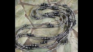 Hematite Heaven Necklace [upl. by Sinnylg]