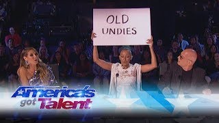 Join Us For A Round Of Buzzer Buddies With The AGT Judges  Americas Got Talent 2017 [upl. by Trust79]