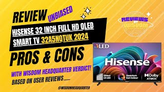 Review l Hisense 32 inch Full HD QLED TV 32a5nqtuk l Walmart Hisense Roku TV productreview [upl. by Eniluap]