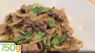 Recette de Boeuf aux oignons à la Chinoise  750g [upl. by Quintina]