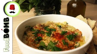 87 Arabische Mezze Tapas Baba Ganoush maken  Aubergine Hapje  Foodbomb [upl. by Ronald]