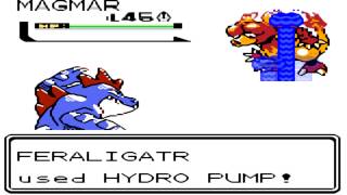 Pokemon Crystal GBC walkthrough  Cinnabar Island Gym [upl. by Ignaz584]