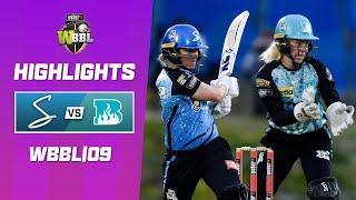 Adelaide Strikers v Brisbane Heat  WBBL09 [upl. by Willard883]