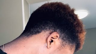 Trimming natural hair4C natural hair Natural Hair Trim own hair Wet trim trimming Split ends [upl. by Kristoforo223]