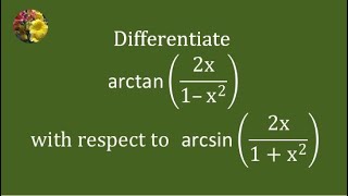 Differentiation SMYMA22Ex10 [upl. by Pacifica727]