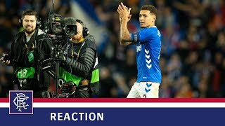 REACTION  James Tavernier  Rangers 31 Rapid Vienna [upl. by Leind]