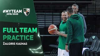 Warm welcome back as Zalgiris lineup returns to full strength [upl. by Kinna]