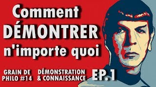 COMMENT DÉMONTRER NIMPORTE QUOI  Grain de philo 14 Ep1 [upl. by Airak]