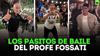 🕺 El baile de FOSSATI QUISPE FLORES y los jugadores de UNIVERSITARIO CAMPEÓN 2023  Depor [upl. by Dougald]