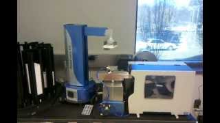 PlateCrane Robotic Arm with Microplate Carousel and Microtiter Plate Barcode Labeler [upl. by Jonny]