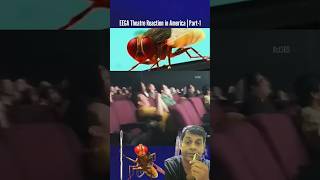 Eega movie reaction by americans 🪰😱 shorts shortsvideo ytshortsindia [upl. by Htebezile]