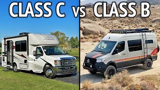 Which is Better Small Class C RV or Class B Camper Van [upl. by Chappell]