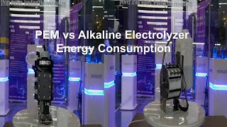 PEM vs Alkaline Electrolyzer Energy Consumption [upl. by Vaules445]