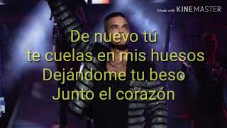 Robbie Williams  Angels  Karaoke en español  En G Tono Mujer [upl. by Eimyaj]