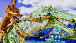 ARK SURVIVAL ASCENDED Gameplay E6  MAX LVL Baryonyx Taming amp Beaver Hunting [upl. by Eadas447]