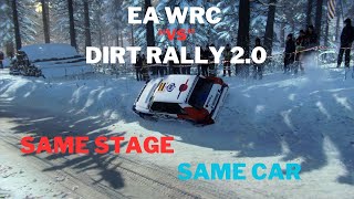 DR 20 quotvsquot EA WRC  Same Stage Same Car [upl. by Scrivenor313]