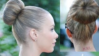 EASIEST SOCK BUN Best Method For Layers too [upl. by Riccio]