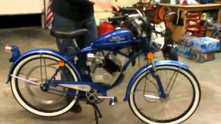 New Blue Whizzer Motorbike Running [upl. by Seem]