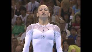 HDp60 Alyona Kvasha UKR Floor Team Finals 2004 Athens Olympic Games [upl. by Aihseyn]