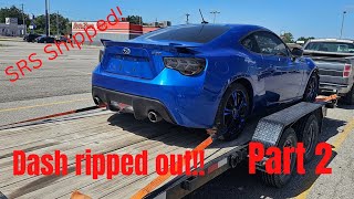 Rebuilding a Wrecked Subaru BRZ on a budget Part 2 [upl. by Mile]