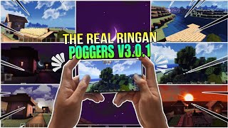 SHADER MCPE REALISTIS RINGAN NO LAG  POGGERS SHADER V301 [upl. by Ynahteb]