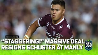 quotA lot for someone in the backrowquot Did Manly pay overs to resign Schuster  NRL 360  Fox League [upl. by Eddie]