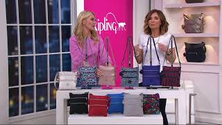 Kipling Mini Triple Zip Crossbody Bag  Keiko on QVC [upl. by Cleary796]