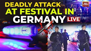 LIVE Deadly Knife Attack In Germany LIVE Police Hunt for Attacker After Solingen Festival Tragedy [upl. by Curran]